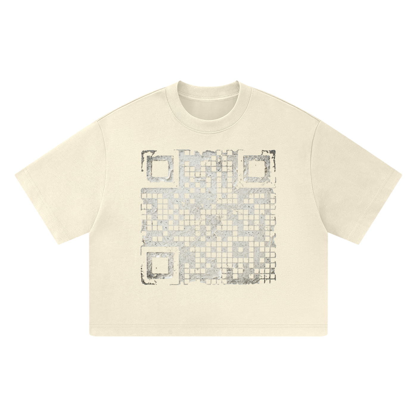 Say It Louder - Distressed QR Boxy Tee