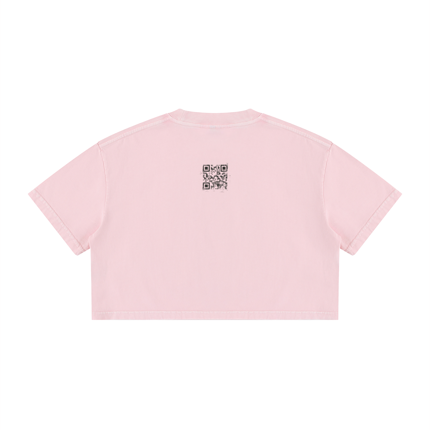 Say It Softly: Cropped Tee, Pastels