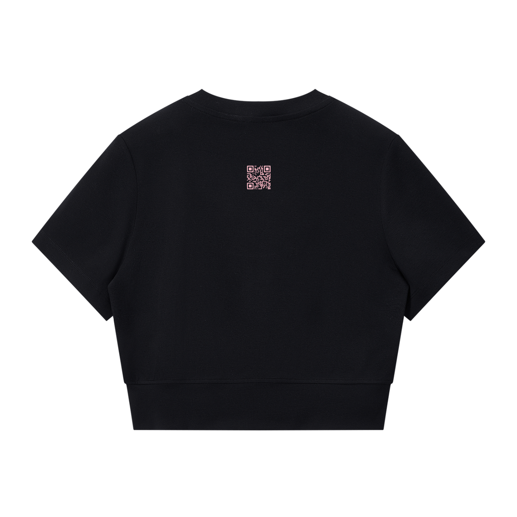 Say It Softly: Cropped Zip Jacket