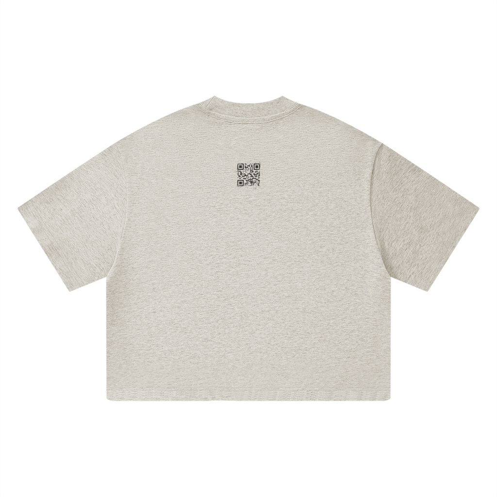 Say It Louder - Distressed QR Boxy Tee