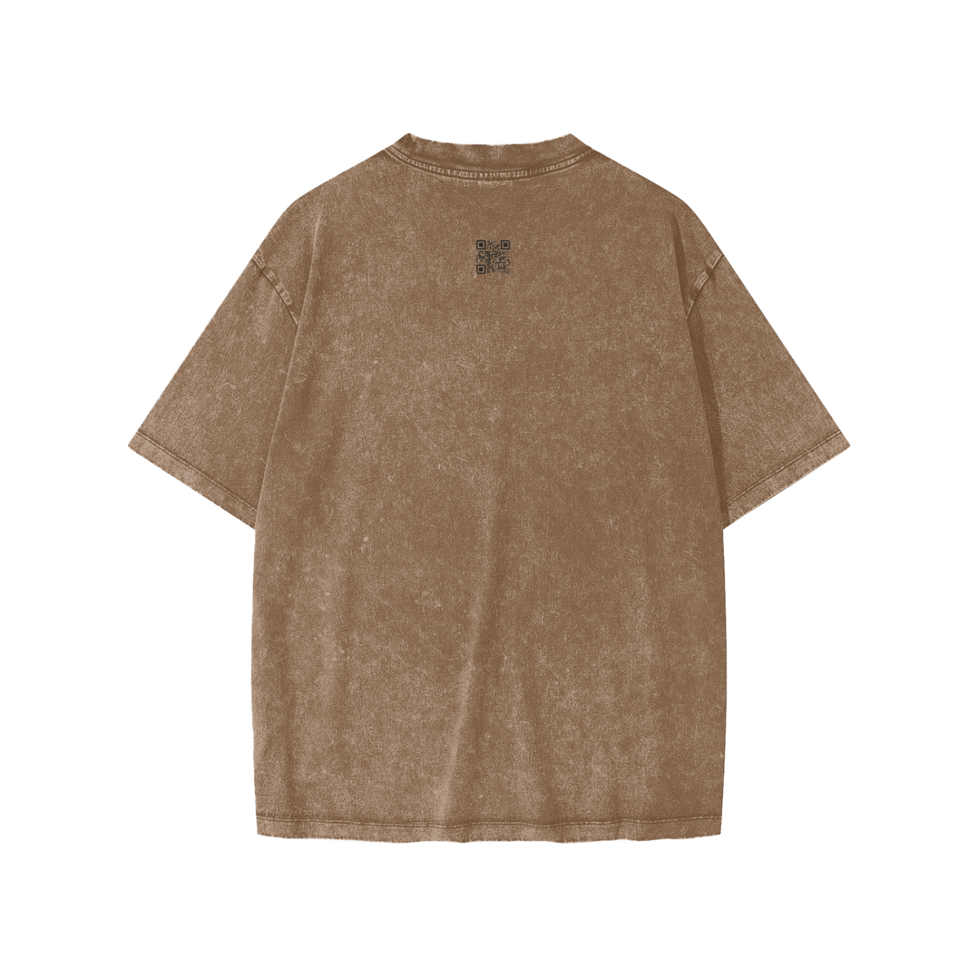Brown t-shirt on a white background