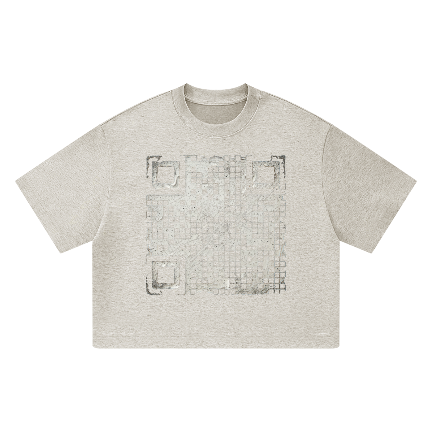 Say It Louder - Distressed QR Boxy Tee