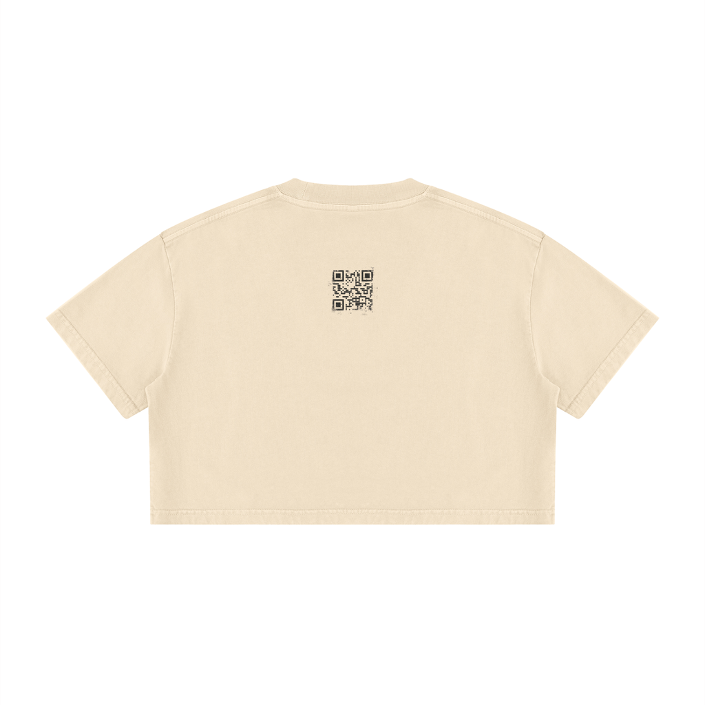 Say It Softly: Cropped Tee, Pastels