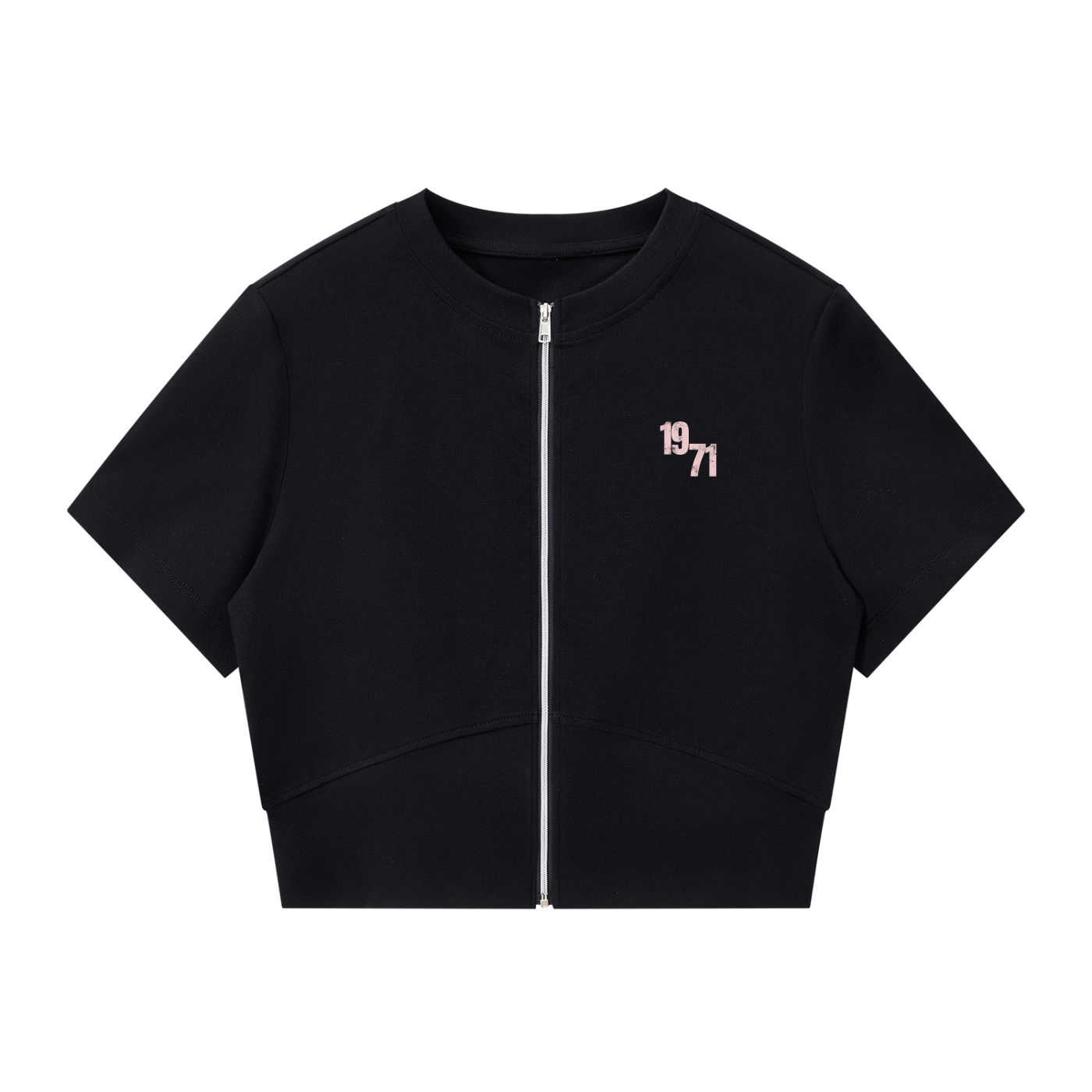 Say It Softly: Cropped Zip Jacket