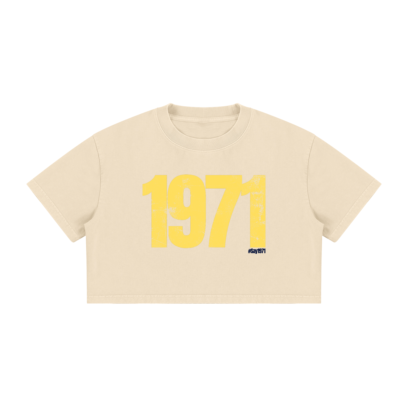 Say It Softly: Cropped Tee, Pastels