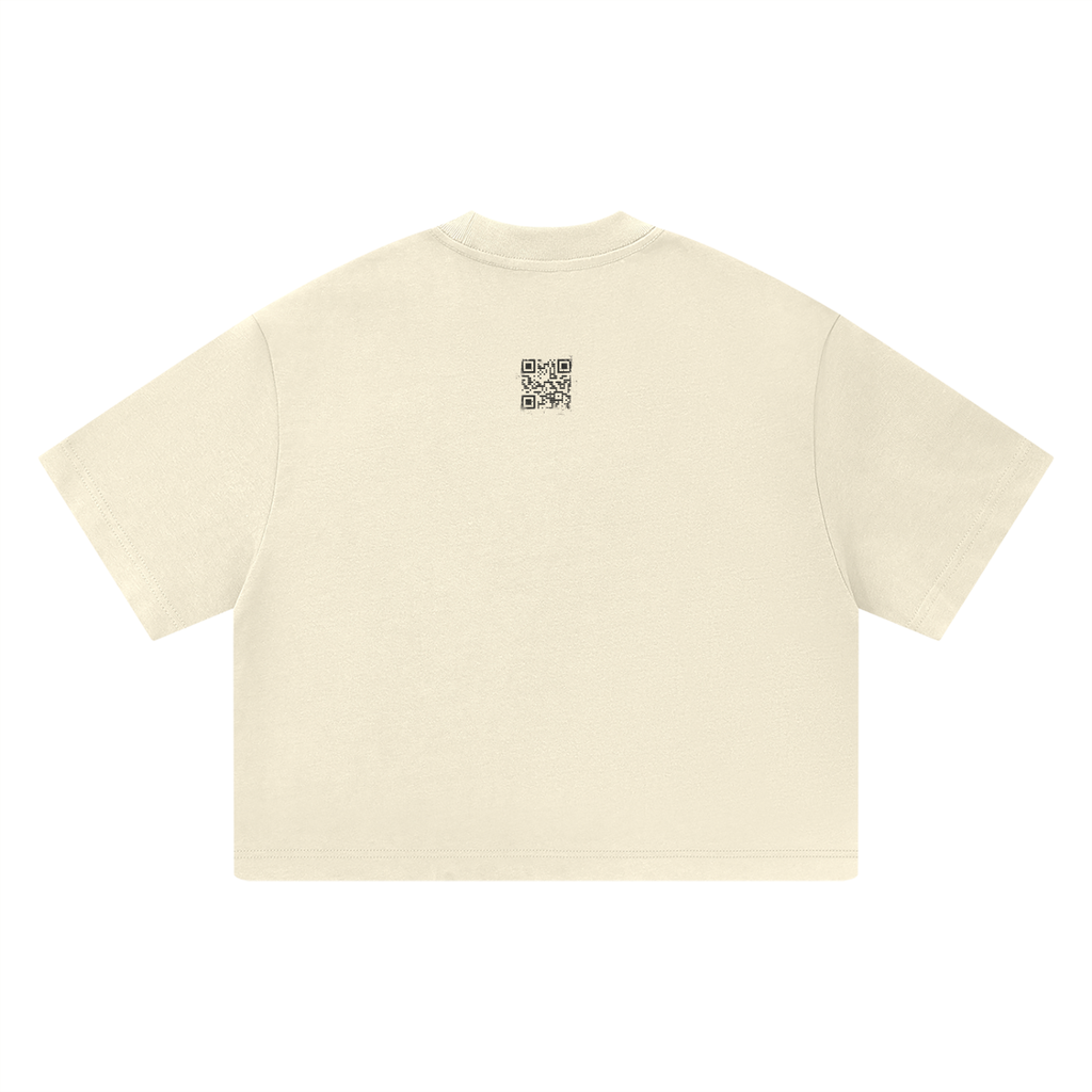 Say It Louder - Distressed QR Boxy Tee